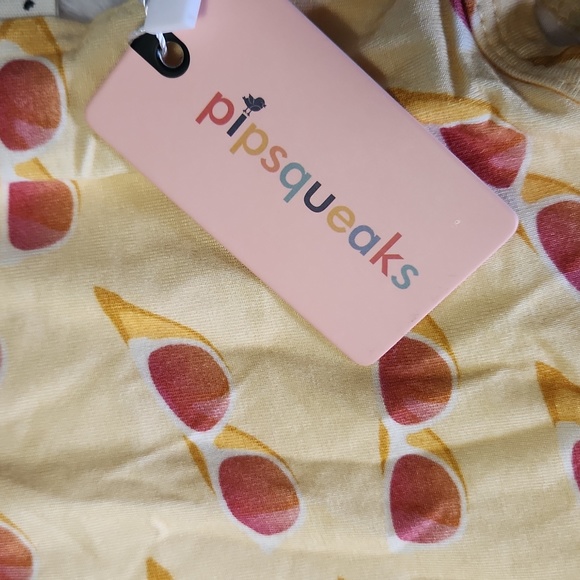NWT Pipsqueaks bamboo "Throwing some shade" sunglasses onesie 18-24 months - Picture 2 of 4